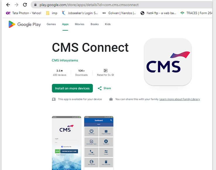 cms connect, India